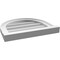 Ekena Millwork Round Top Surface Mount PVC Gable Vent w/ 2"W x 2"P Brickmould Sill Frame, 18"W x 16"H GVPRT18X1603SN - alternate 4